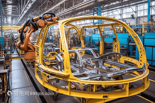 汽車工業(yè)機械臂打造汽車車身
